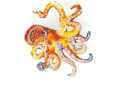 Giant Pacific Octopus Brooch Pin Sale