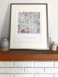 Columbus, Ohio Watercolor Map Art Print Sale