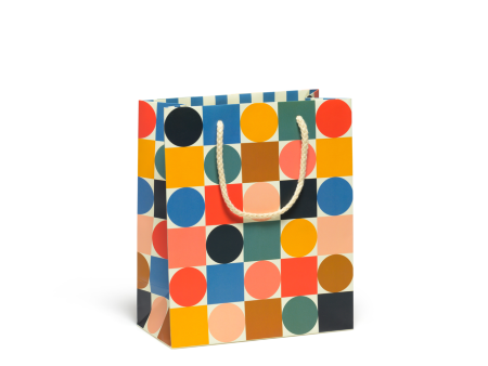 Circles and Squares Gift Bag For Cheap