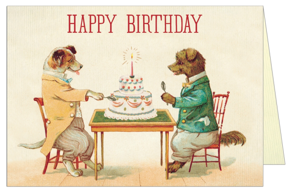 Dogs & Cake Birthday Card Supply