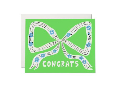 Perfect Bow Congrats Card Fashion