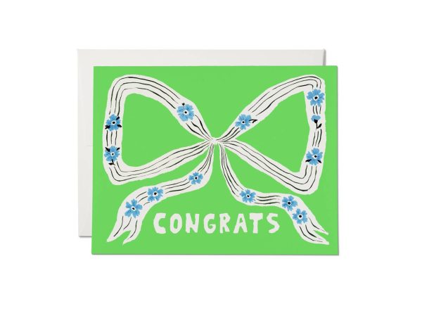 Perfect Bow Congrats Card Fashion