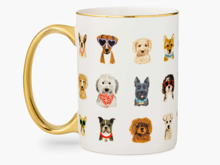 Hot Dogs Mug With Gold Handle Online now