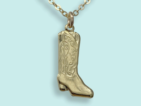 Cowgirl Boot Necklace Online Sale