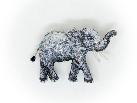 African Forest Elephant Brooch Pin Online