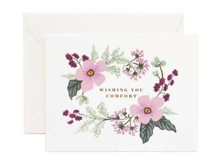 Wishing You Comfort Bouquet Card Discount