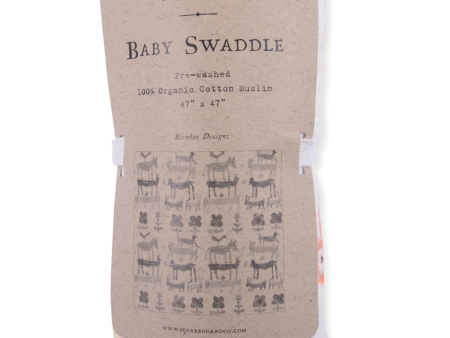 Stacked Animals Baby Swaddle Online now